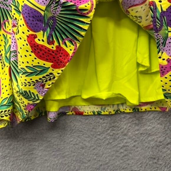 Emily McCarthy XL Skort Colorful Panthers Palms Lined Activewear Tennis EUC - Picture 4 of 7